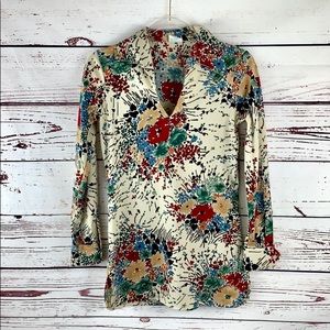 QUEEN’S WAY TO FASHION | Vintage 70s Floral Blouse